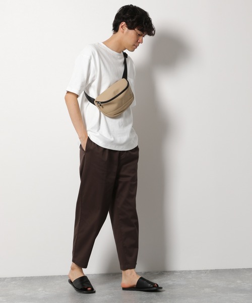 LAKOLE（ラコレ）の「リラックスワイドチノパンツ / LAKOLE（チノパンツ・メンズ・アイボリー/ブラウン/ブラック/ベージュ・LARGE/MEDIUM）」の7枚目の写真