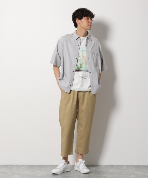 LAKOLE（ラコレ）の「リラックスワイドチノパンツ / LAKOLE（チノパンツ・メンズ・アイボリー/ブラウン/ブラック/ベージュ・LARGE/MEDIUM）」の9枚目の写真