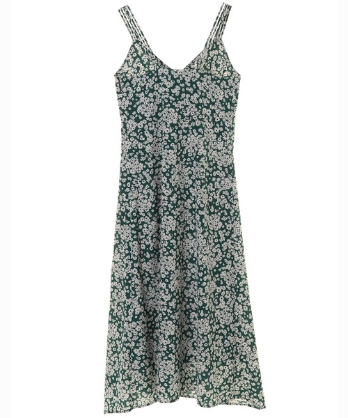 ALEXIA STAM（アリシアスタン）の「Floral Print Side Slit Maxi Dress 