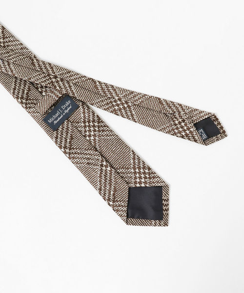 最安値正規品販売 F ビームスエフ のファッション ネクタイ 21 55 0440 087 を購入できます Beams Drake S ネクタイ ジャカード ジャカード グレンチェック ネクタイ ネクタイ Beams