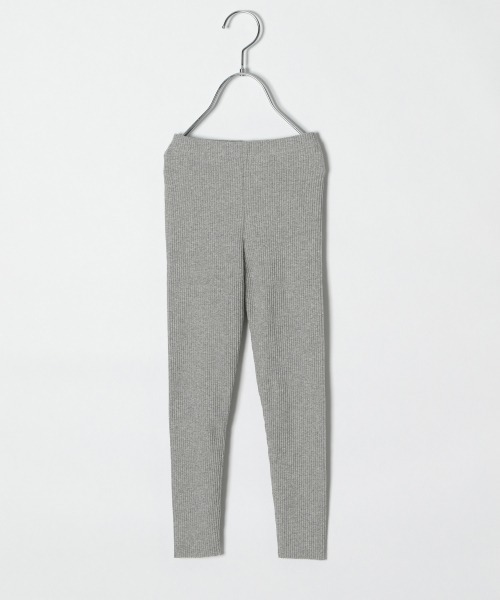 GLOBAL WORK（グローバルワーク）の「【キッズ】スソフリーカットリブパンツ/893363（その他パンツ・キッズ・イエロー/グレー/ブラック/スカイブルー/ベージュ/ミント/ライトベージュ/ピンク系その他/グレー系その他4/ライトブルー/ライトパープル・120cm/130cm/140cm/110cm/100cm/160cm/150cm）」の3枚目の写真