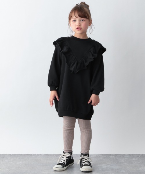 GLOBAL WORK（グローバルワーク）の「【キッズ】スソフリーカットリブパンツ/893363（その他パンツ・キッズ・イエロー/グレー/ブラック/スカイブルー/ベージュ/ミント/ライトベージュ/ピンク系その他/グレー系その他4/ライトブルー/ライトパープル・120cm/130cm/140cm/110cm/100cm/160cm/150cm）」の17枚目の写真