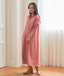 ANAYI カルゼストレッチワンピース 38 ANAYI（アナイ）の「カルゼストレッチシャツ ワンピース