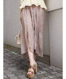 MERCURYDUO（マーキュリーデュオ）の「シアーフロントスリットフレアパンツ（その他パンツ・レディース）」