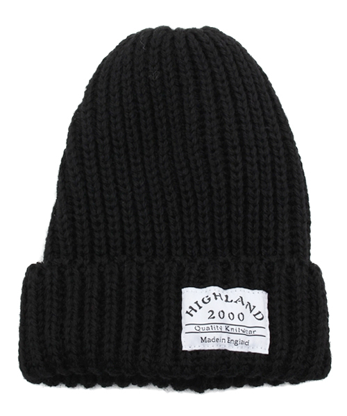 SHIPS JET BLUE（シップスジェットブルー）の「HIGHLAND2000(ハイランド2000): ウール ボブキャップ（ニットキャップ/ビーニー・メンズ・ブラック/ワイン/チャコールグレー/オリーブ/ホワイト/ネイビー・ONE SIZE）」の5枚目の写真