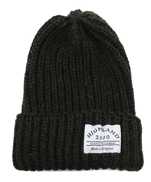 SHIPS JET BLUE（シップスジェットブルー）の「HIGHLAND2000(ハイランド2000): ウール ボブキャップ（ニットキャップ/ビーニー・メンズ・ブラック/ワイン/チャコールグレー/オリーブ/ホワイト/ネイビー・ONE SIZE）」の4枚目の写真