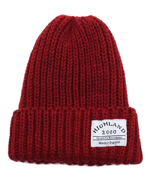 SHIPS JET BLUE（シップスジェットブルー）の「HIGHLAND2000(ハイランド2000): ウール ボブキャップ（ニットキャップ/ビーニー・メンズ・ブラック/ワイン/チャコールグレー/オリーブ/ホワイト/ネイビー・ONE SIZE）」の6枚目の写真