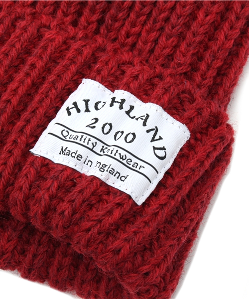 SHIPS JET BLUE（シップスジェットブルー）の「HIGHLAND2000(ハイランド2000): ウール ボブキャップ（ニットキャップ/ビーニー・メンズ・ブラック/ワイン/チャコールグレー/オリーブ/ホワイト/ネイビー・ONE SIZE）」の8枚目の写真