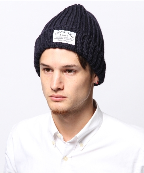 SHIPS JET BLUE（シップスジェットブルー）の「HIGHLAND2000(ハイランド2000): ウール ボブキャップ（ニットキャップ/ビーニー・メンズ・ブラック/ワイン/チャコールグレー/オリーブ/ホワイト/ネイビー・ONE SIZE）」の11枚目の写真