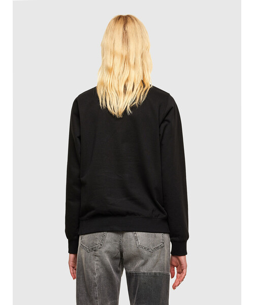DIESEL イーグルプリント ブラックスウェット ディーゼル DIESEL ロゴプリントスウェット （BLACK） - ファッション