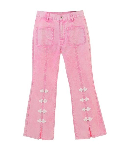〖Candy Stripper〗CHINA DENIM FLARE パンツ Candy Stripper（キャンディストリッパー）の「CHINA DENIM