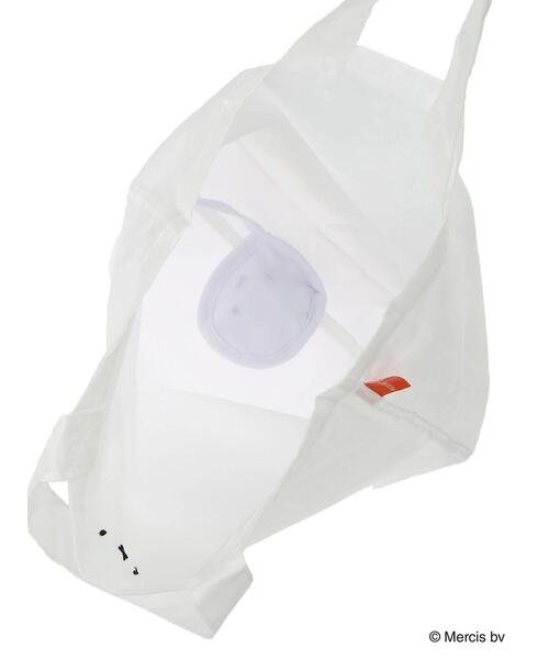 Green　Parks（グリーンパークス）の「■miffy パッカブルエコバッグ（エコバッグ/サブバッグ・レディース・ホワイト/ブラック・FREE）」の7枚目の写真