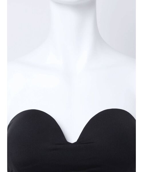 GYDA（ジェイダ）の「Booster ブラトップ（チューブトップ・レディース・ブラック/オフホワイト・FREE）」の12枚目の写真