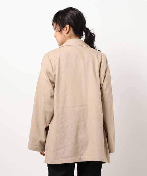 SPINNS(スピンズ)の「リネン素材 テーラードジャケット(テーラードジャケット・レディース・ベージュ/モカ/ライトグリーン/その他・ONESIZE)」の21枚目の写真