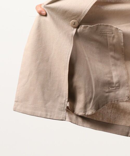 SPINNS(スピンズ)の「リネン素材 テーラードジャケット(テーラードジャケット・レディース・ベージュ/モカ/ライトグリーン/その他・ONESIZE)」の22枚目の写真