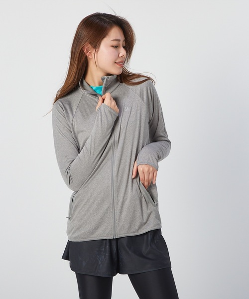 BENETTON (UNITED COLORS OF BENETTON)(ベネトンユナイテッドカラーズオブベネトン)の「【BENETTON / ベネトン】レディースラッシュガード / 水陸両用 フィットネス ジム アウトドア マリンレジャー UPF50+(ラッシュガード・レディース・ホワイト/ブラック/ネイビー/ピンク/杢グレー/ブルー系その他・MEDIUM/LARGE/X-LARGE/SMALL)」の4枚目の写真