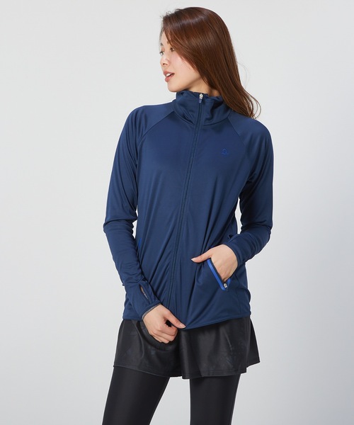 BENETTON (UNITED COLORS OF BENETTON)(ベネトンユナイテッドカラーズオブベネトン)の「【BENETTON / ベネトン】レディースラッシュガード / 水陸両用 フィットネス ジム アウトドア マリンレジャー UPF50+(ラッシュガード・レディース・ホワイト/ブラック/ネイビー/ピンク/杢グレー/ブルー系その他・MEDIUM/LARGE/X-LARGE/SMALL)」の5枚目の写真