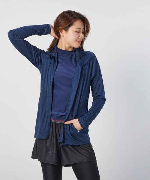 BENETTON (UNITED COLORS OF BENETTON)(ベネトンユナイテッドカラーズオブベネトン)の「【BENETTON / ベネトン】レディースラッシュガード / 水陸両用 フィットネス ジム アウトドア マリンレジャー UPF50+(ラッシュガード・レディース・ホワイト/ブラック/ネイビー/ピンク/杢グレー/ブルー系その他・MEDIUM/LARGE/X-LARGE/SMALL)」の13枚目の写真