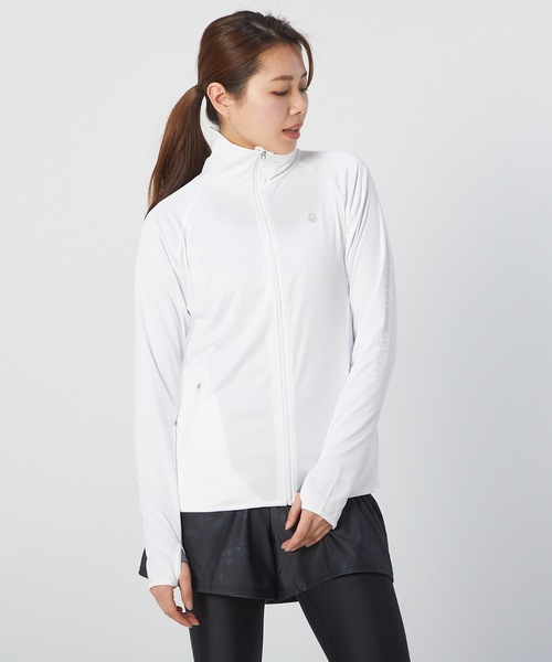 BENETTON (UNITED COLORS OF BENETTON)(ベネトンユナイテッドカラーズオブベネトン)の「【BENETTON / ベネトン】レディースラッシュガード / 水陸両用 フィットネス ジム アウトドア マリンレジャー UPF50+(ラッシュガード・レディース・ホワイト/ブラック/ネイビー/ピンク/杢グレー/ブルー系その他・MEDIUM/LARGE/X-LARGE/SMALL)」の14枚目の写真