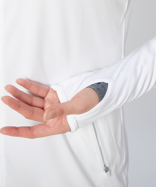 BENETTON (UNITED COLORS OF BENETTON)(ベネトンユナイテッドカラーズオブベネトン)の「【BENETTON / ベネトン】レディースラッシュガード / 水陸両用 フィットネス ジム アウトドア マリンレジャー UPF50+(ラッシュガード・レディース・ホワイト/ブラック/ネイビー/ピンク/杢グレー/ブルー系その他・MEDIUM/LARGE/X-LARGE/SMALL)」の22枚目の写真