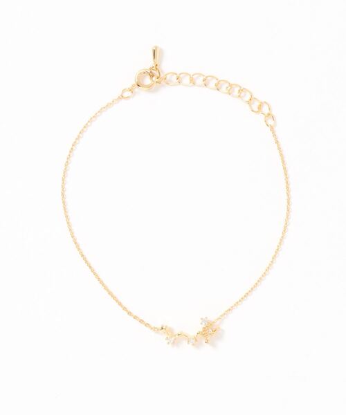 Charles Chaton(シャルルシャトン)の「CHARLES CHATON Scorpio bracelet【さそり座】(ブレスレット・レディース・ゴールド・FREE)」の6枚目の写真