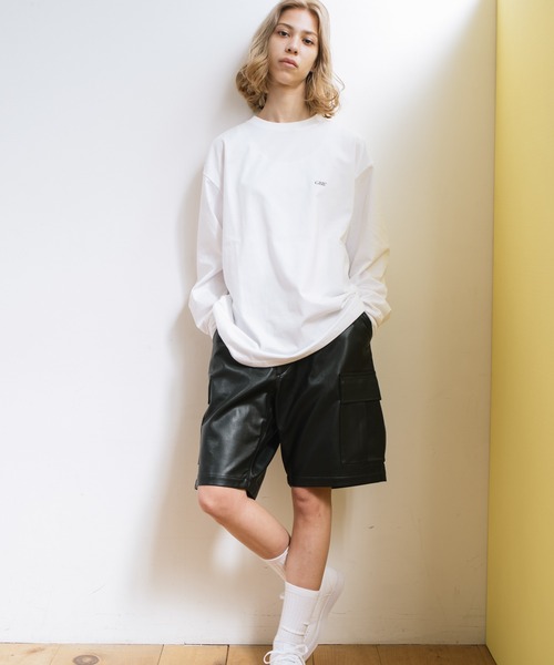 URBAN RESEARCH（アーバンリサーチ）の「GOODBETTERBEST　レザーショートカーゴパンツ（その他パンツ・メンズ・ブラック・1/2）」の9枚目の写真