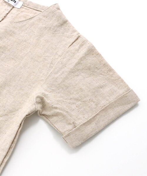 Otonato（オトナト）の「オールインワン【親子でおそろいリンクコーデ】（つなぎ/オールインワン・キッズ・ベージュ/ネイビー・90/100/110/120/130/140）」の10枚目の写真