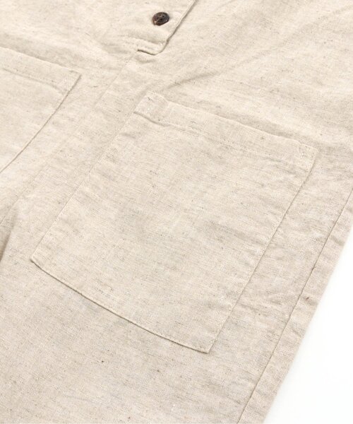 Otonato（オトナト）の「オールインワン【親子でおそろいリンクコーデ】（つなぎ/オールインワン・キッズ・ベージュ/ネイビー・90/100/110/120/130/140）」の4枚目の写真