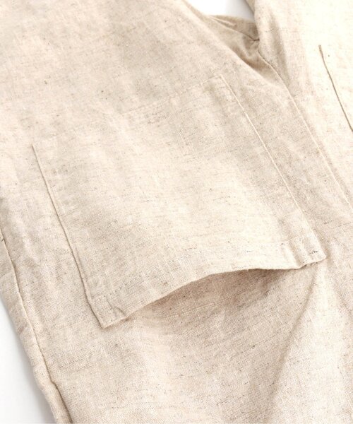 Otonato（オトナト）の「オールインワン【親子でおそろいリンクコーデ】（つなぎ/オールインワン・キッズ・ベージュ/ネイビー・90/100/110/120/130/140）」の3枚目の写真