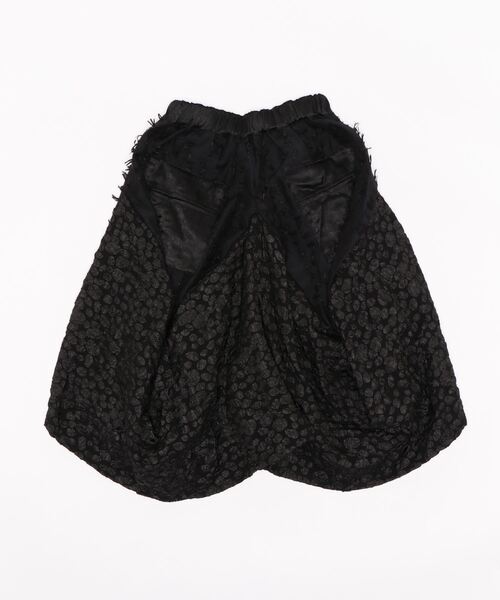 garcon la raison（ギャルソン・ラ・レゾン）の「[130-140]ドレープスカート（スカート・キッズ・ブラック/オフホワイト・140cm/130cm）」の3枚目の写真