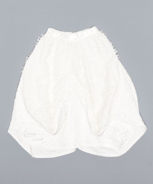 garcon la raison（ギャルソン・ラ・レゾン）の「[130-140]ドレープスカート（スカート・キッズ・ブラック/オフホワイト・140cm/130cm）」の8枚目の写真