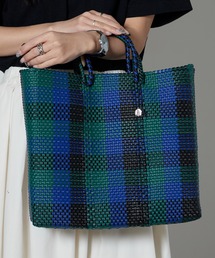 OJO DE MEX（オホデメックス）の「OJO DE MEX/オホデメックス Plastico CAGO Tote Regular カゴバッグ バケットバッグ バスケット ナチュラル スクエア 2026年春夏 新色追加（かごバッグ）」