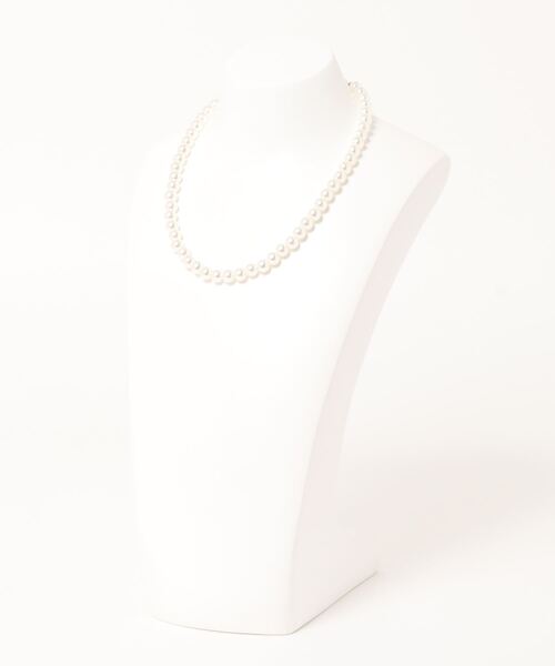 Factor=(ファクターイコール)の「8mmパールネックレス(ネックレス・レディース・アイボリー・FREE)」の2枚目の写真