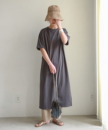 【抗菌加工】ヘビーウェイトCOTTON Teeワンピース