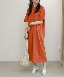 【抗菌加工】ヘビーウェイトCOTTON Teeワンピース
