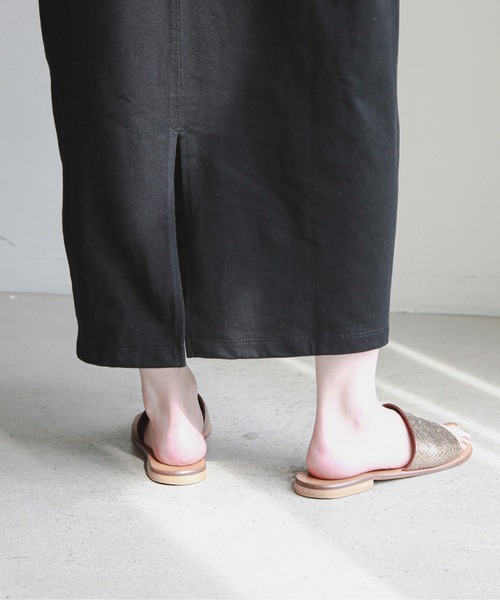 feepur（フェピュール）の「【抗菌加工】ヘビーウェイトCOTTON Teeワンピース（ワンピース・レディース・ホワイト/チャコールグレー/ブラック/ベージュ/オリーブ/オレンジ・MEDIUM）」の16枚目の写真