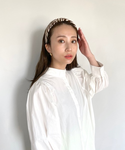 SANSeLF（サンセルフ）の「【SANSeLF】 motif hair band  sana14s21（カチューシャ・レディース・ブラック/ブラウン/アイボリー/ブラウン系その他・FREE）」の18枚目の写真