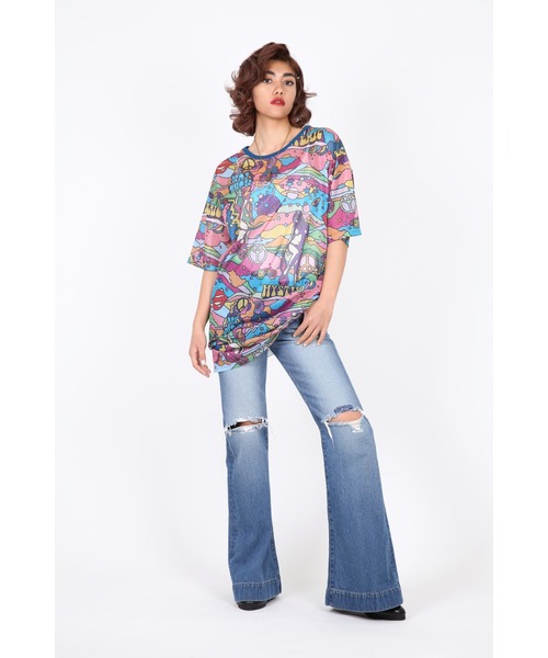 HYSTERIC GLAMOUR（ヒステリックグラマー）の「MORE FUN柄 ワンピース（ワンピース・レディース・マルチ・FREE）」の2枚目の写真