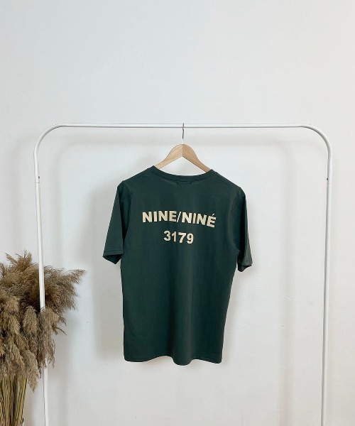 CEMONEMO（セモネモ）の「NINETプリントTシャツ（Tシャツ/カットソー・レディース・ホワイト/グリーン/クリーム・FREE）」の7枚目の写真