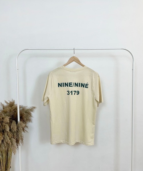 CEMONEMO（セモネモ）の「NINETプリントTシャツ（Tシャツ/カットソー・レディース・ホワイト/グリーン/クリーム・FREE）」の15枚目の写真