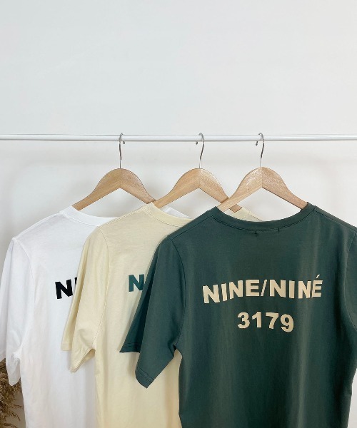 CEMONEMO（セモネモ）の「NINETプリントTシャツ（Tシャツ/カットソー・レディース・ホワイト/グリーン/クリーム・FREE）」の11枚目の写真