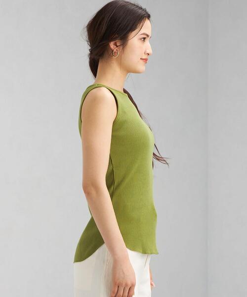 green label relaxing(グリーンレーベルリラクシング)の「<MY FAVORITE PROJECT> SC アメリカンスリーブ カットソー / アメスリ ボーダー(Tシャツ/カットソー・レディース・ブラック/その他1/ケリー/オフホワイト・FREE)」の15枚目の写真