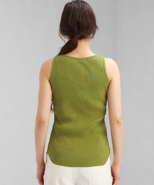 green label relaxing(グリーンレーベルリラクシング)の「<MY FAVORITE PROJECT> SC アメリカンスリーブ カットソー / アメスリ ボーダー(Tシャツ/カットソー・レディース・ブラック/その他1/ケリー/オフホワイト・FREE)」の16枚目の写真