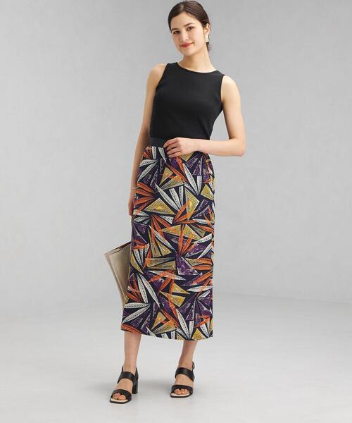 green label relaxing(グリーンレーベルリラクシング)の「<MY FAVORITE PROJECT> SC アメリカンスリーブ カットソー / アメスリ ボーダー(Tシャツ/カットソー・レディース・ブラック/その他1/ケリー/オフホワイト・FREE)」の6枚目の写真