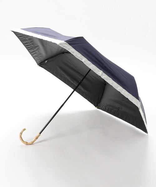 Cepica(セピカ)の「【pink trick / ピンクトリック】グログラン完全遮光3段折りたたみ傘(晴雨兼用)(折りたたみ傘・レディース・ブラック/ネイビー/グレイッシュベージュ/グリーン・FREE)」の4枚目の写真