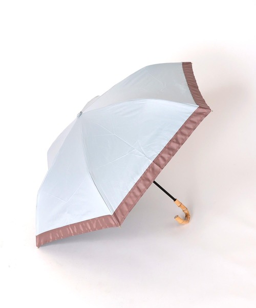 Cepica(セピカ)の「【pink trick / ピンクトリック】グログラン完全遮光3段折りたたみ傘(晴雨兼用)(折りたたみ傘・レディース・ブラック/ネイビー/グレイッシュベージュ/グリーン・FREE)」の7枚目の写真