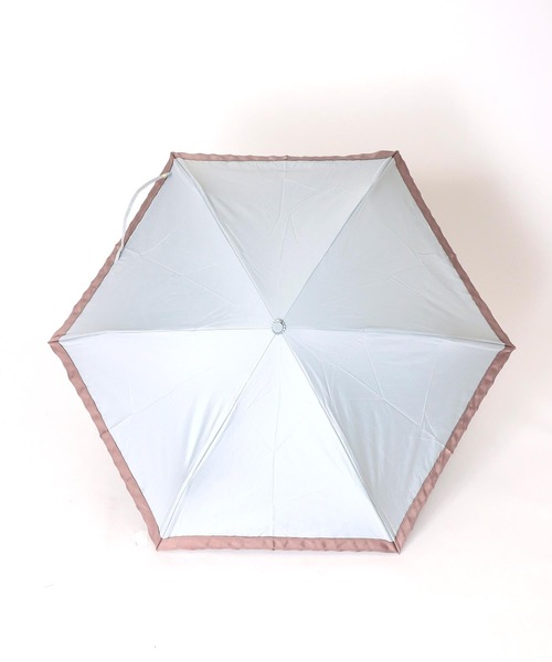 Cepica(セピカ)の「【pink trick / ピンクトリック】グログラン完全遮光3段折りたたみ傘(晴雨兼用)(折りたたみ傘・レディース・ブラック/ネイビー/グレイッシュベージュ/グリーン・FREE)」の6枚目の写真