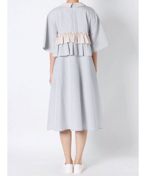 merry jenny（メリージェニー）の「【WEB限定】ギンガムパッチワークワンピース（ワンピース・レディース・ライトブルー/ブラック/ピンク・FREE）」の19枚目の写真