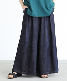 n'OrLABEL | 『ひんやりデニムガウチョ』(デニムパンツ)