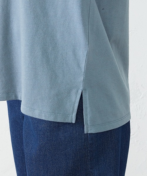 COMME CA ISM(コムサイズム)の「フォトプリント Tシャツ(Tシャツ/カットソー・レディース・ホワイト/ターコイズブルー/ミント/チャコール・MEDIUM/LARGE)」の15枚目の写真